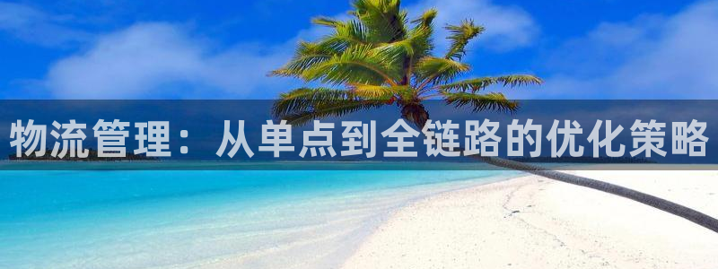 超凡国际：物流管理：从单点到全链路的